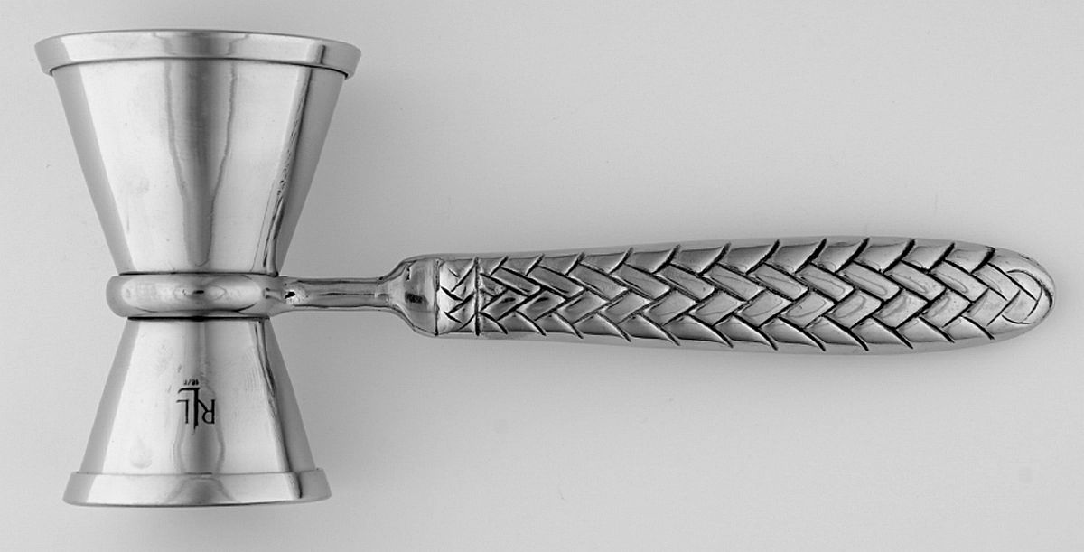 Equestrian Braid (Stainless) Solid Jigger Double W/Handle by Ralph Lauren Flatware-1