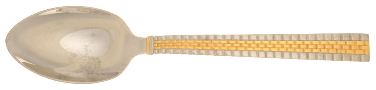 Golden Watchband (Stainless, Gold Accent) Tablespoon (Serving Spoon) by Ralph Lauren Flatware-1