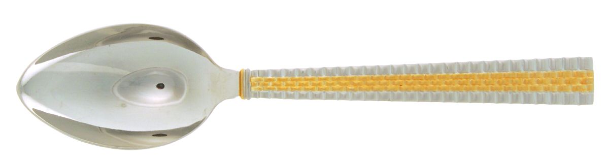 Golden Watchband (Stainless, Gold Accent) Place/Oval Soup Spoon by Ralph Lauren Flatware-1