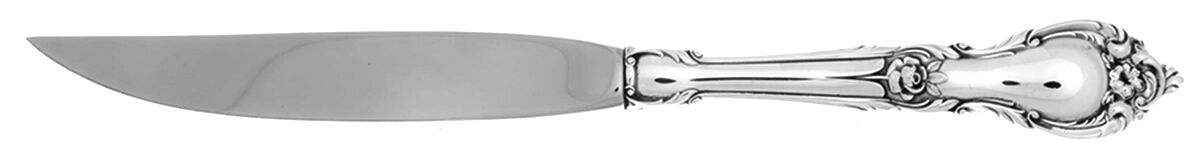 Alexandra (Sterling, 1961) Steak Knife Individual Hollow, No Serrate HC by Lunt Silver-1