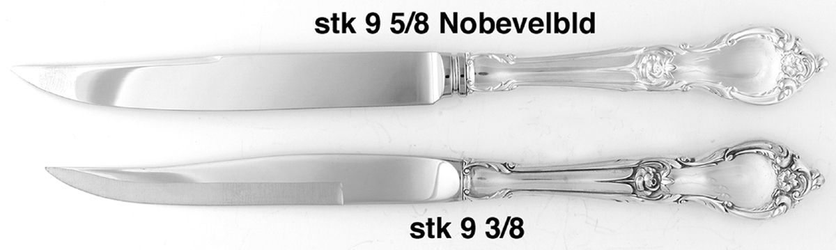 Alexandra (Sterling, 1961) Individual Steak Knife w/Bevel Blade by Lunt Silver-1