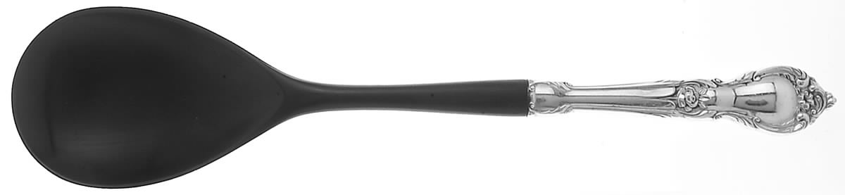 Alexandra (Sterling, 1961) Salad Serving Spoon with Plastic Bowl by Lunt Silver-1
