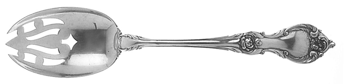 Alexandra (Sterling, 1961) Pierced Tablespoon (Serving Spoon) by Lunt Silver-1