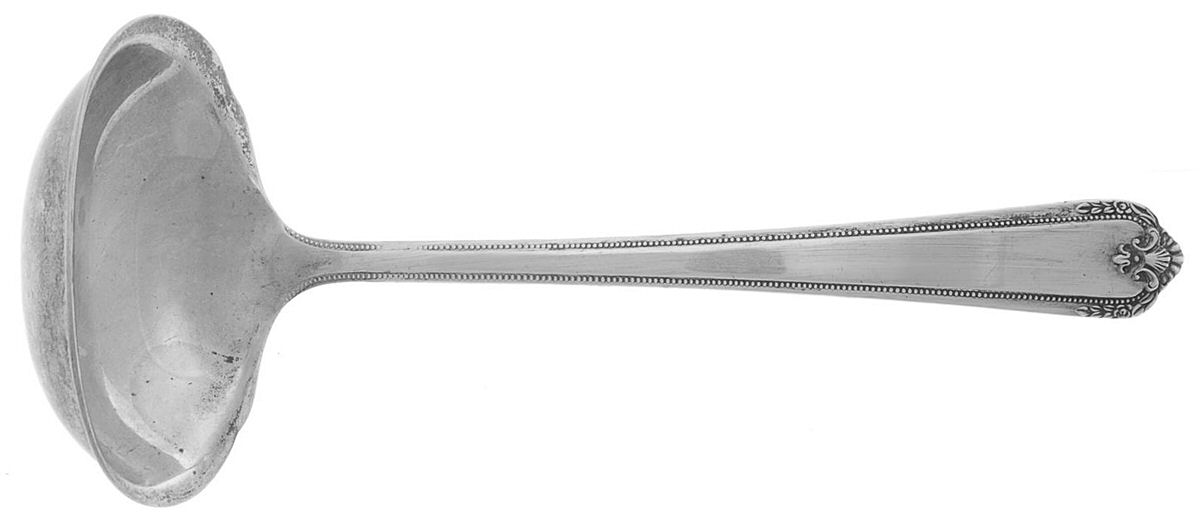 Colonial Manor (Sterling, 1940) Solid Gravy Ladle by Lunt Silver-1