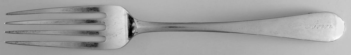 Early American-Plain (Sterling, 1926) Solid Youth Tea Fork by Lunt Silver-1