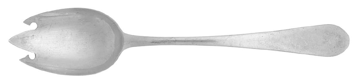 Early American-Plain (Sterling, 1926) Ice Cream Fork by Lunt Silver-1