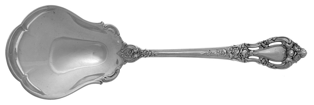 Eloquence (Sterling, 1953) Solid Salad Serving Spoon by Lunt Silver-1