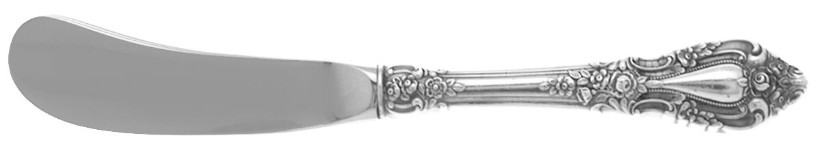 Eloquence (Sterling, 1953) Butter Spreader Hollow Hdl-Paddle/Stainless Blade by Lunt Silver-1