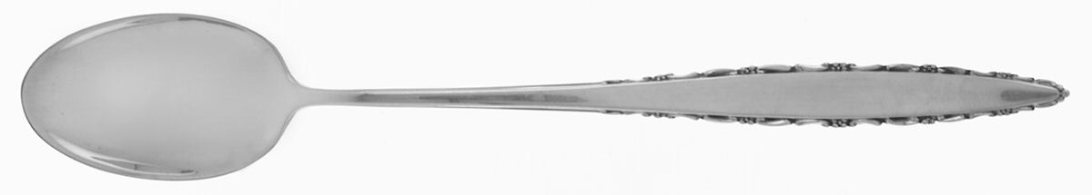 Lace Point (Sterling, 1965) Iced Tea Spoon by Lunt Silver-1