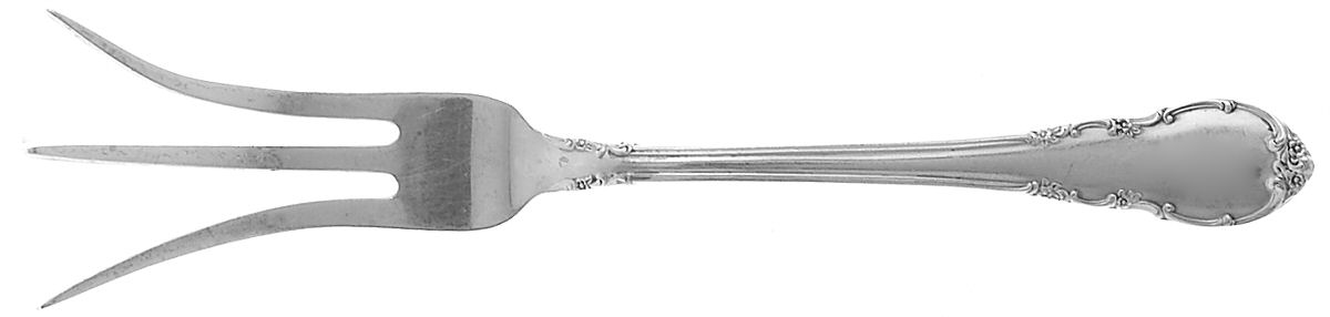 Modern Victorian (Sterling, 1941, No Monos) Lemon Fork by Lunt Silver-1