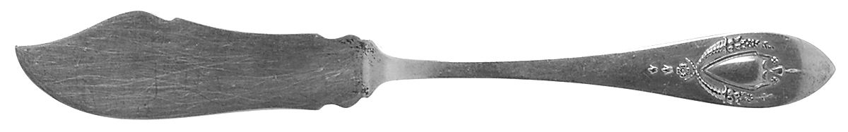 Mount Vernon (Sterling, 1905) Flat Handle Master Butter Knife by Lunt Silver-1
