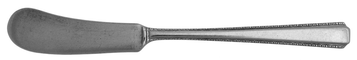 Abbey (Silverplate) Flat Handle Butter Spreader by L & CM Co-1