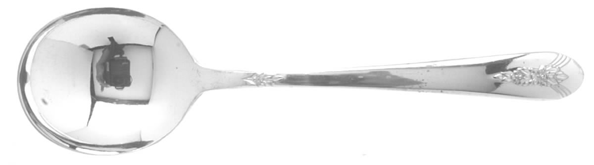 LDA1 (SILVERPLATE) Round Bowl Soup Spoon (Gumbo) by Lady Anne-1