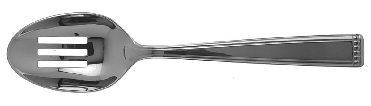 Beaumont (Stainless) Pierced Tablespoon (Serving Spoon) by Ralph Lauren Flatware-1