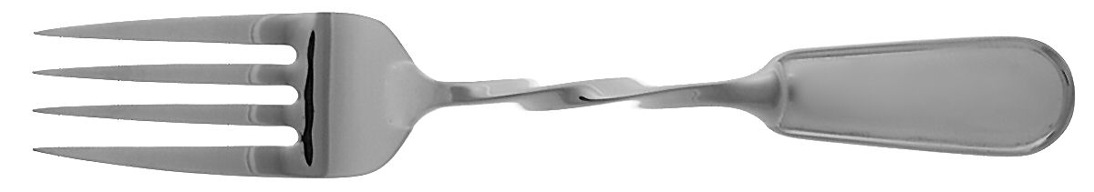 Pelham (Stainless) Large Solid Cold Meat Serving Fork by Ralph Lauren Flatware-1