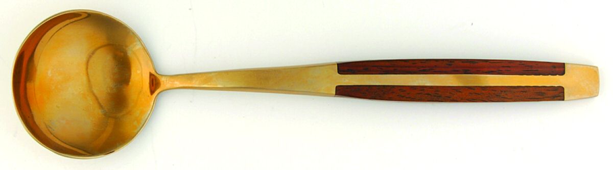 LDI2 (BRONZE) Solid Gravy Ladle by Lucky Direction -1