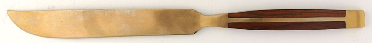 LDI2 (BRONZE) Large Stainless Blade Roast Carving Knife by Lucky Direction -1