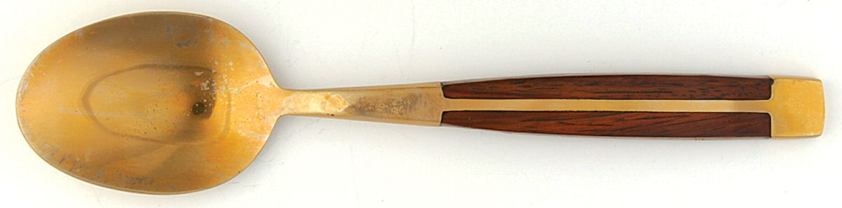 LDI2 (BRONZE) Place/Oval Soup Spoon by Lucky Direction -1