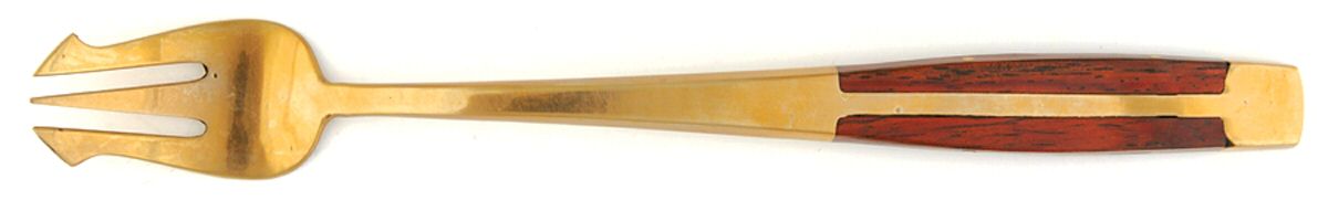 LDI2 (BRONZE) Short Handle Pickle/Olive Fork by Lucky Direction -1
