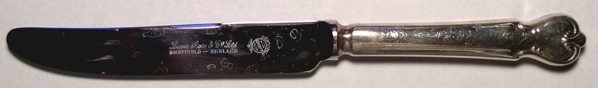 Empress (SILVERPLATE) New French Hollow Knife by Lewis Rose-1