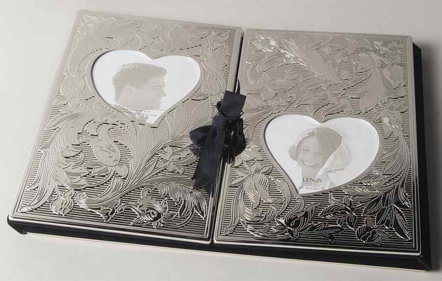 Wedding Promises (Silverplate, Hollowware) Double Photo Album (4"X6"Photo by Lenox-1