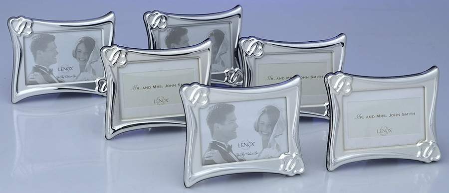 Wedding Promises (Silverplate, Hollowware) Place Card Holder/Frame - Set of 6 by Lenox-1