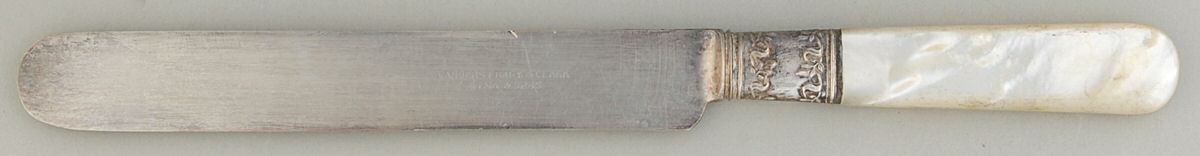 Pearl Handle Flatware 6 (Stering) Pearl Handle Breakfast Knife by Landers, Frary & Clark-1