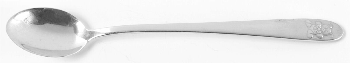 Teddy Bear (Sterling) Infant Feeding Spoon by Lunt Silver-1