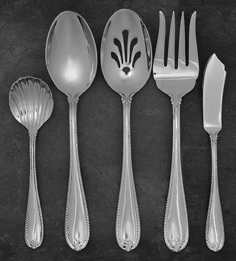 Tudor Bead-Augusta (Stainless) 5 Piece Hostess Set by Lenox-1