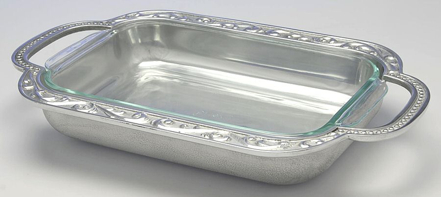 Butler's Pantry (Hollowware) 16" Rectangular Baker with Glass Liner by Lenox-1