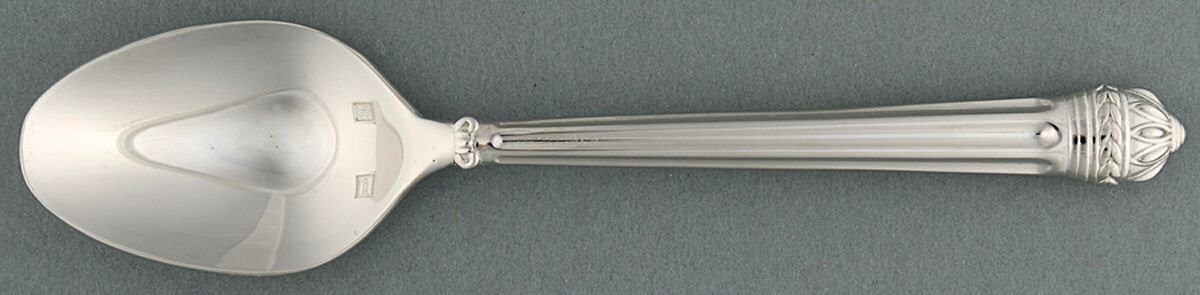 Portico (Stainless) Place/Oval Soup Spoon by Lunt Silver-1