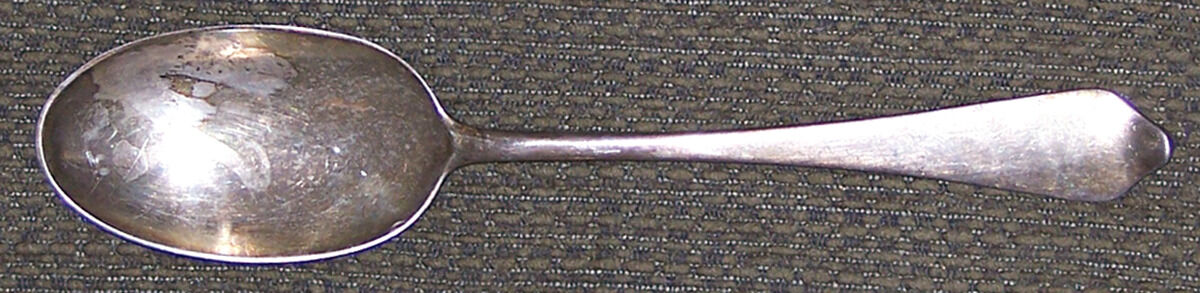 LCN1 (Sterling) Place/Oval Soup Spoon by Lionel A Crichton-1