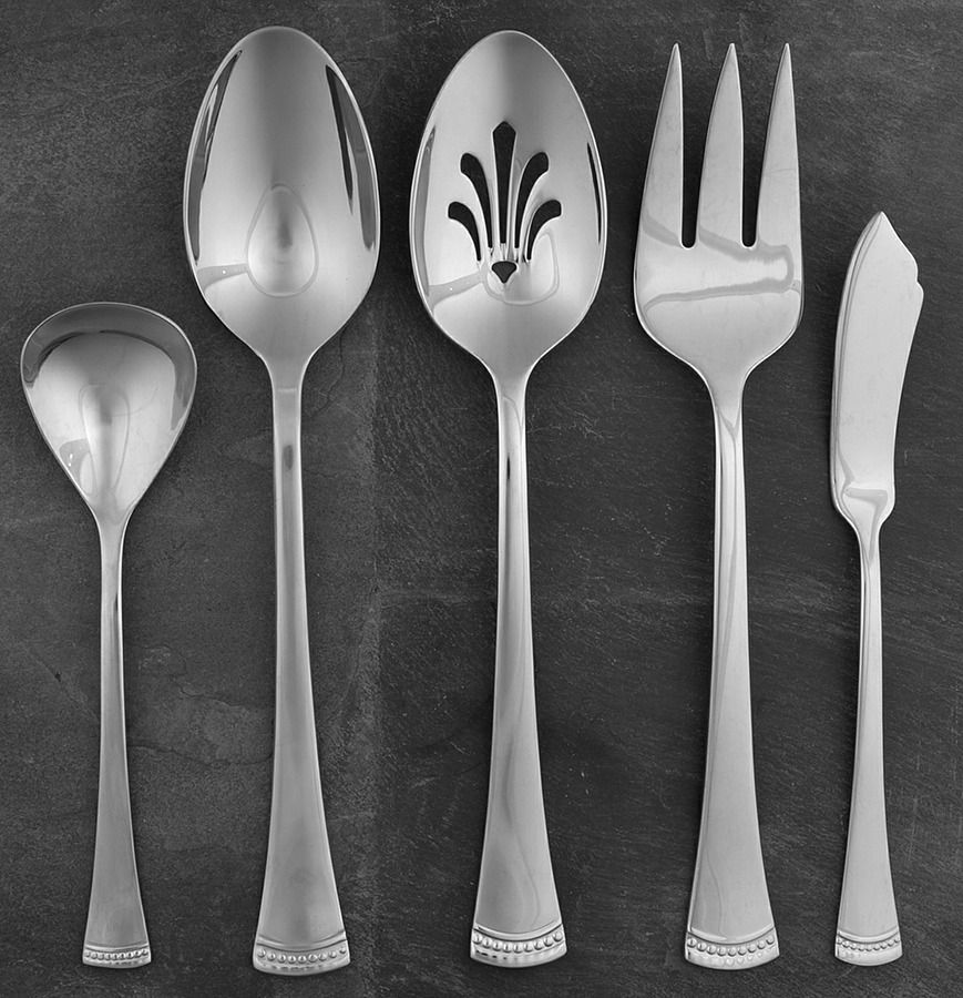 Portola (Stainless) 5 Piece Hostess Set by Lenox-1