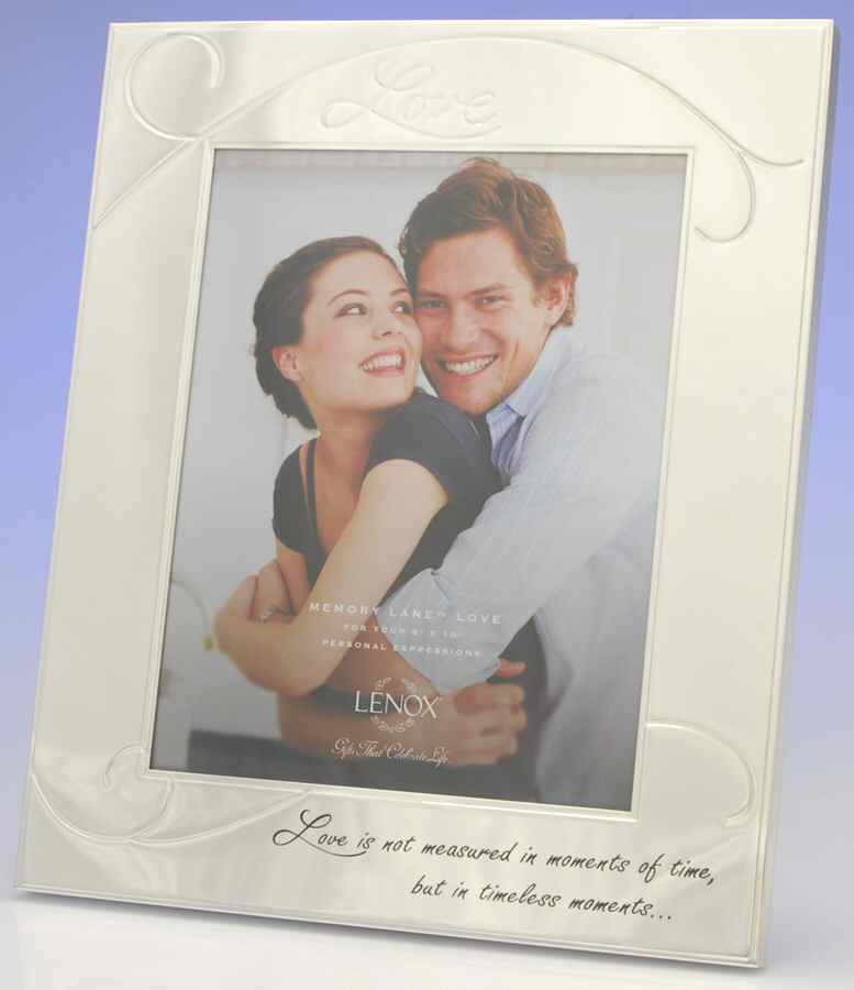 Memory Lane (Silverplate, Hollowware) Frame-Holds 8" X 10" Picture by Lenox-1