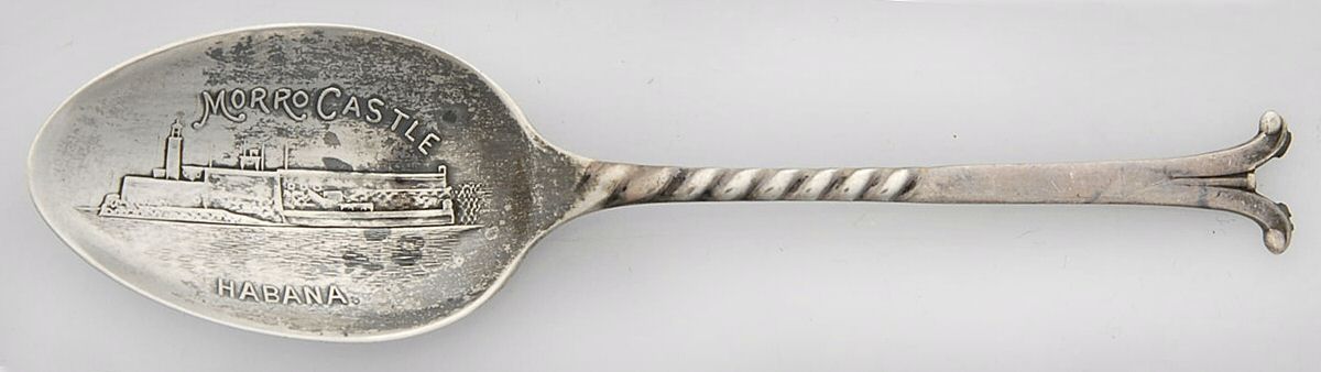 Cuba Souvenir Spoons (Sterling) Cuba Demitasse Spoon by L.D. Anderson Jewelry Company-1