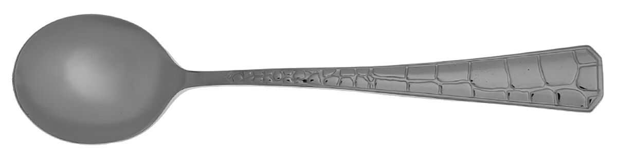 Crocodile (Stainless) Round Bowl Soup Spoon (Cream Soup) HC by Ralph Lauren Flatware-1