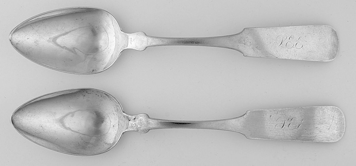 LQO1 (Coin) Tablespoon (Serving Spoon) - Set of 2 by Lewis Owen-1