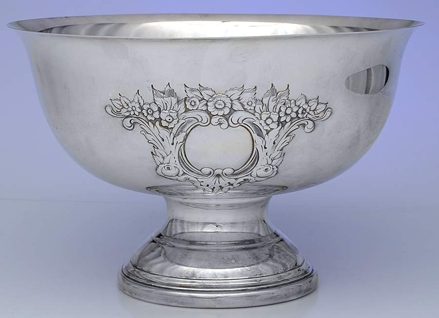 LEO29 (Silverplate, Hollowware) Punch Bowl by Leonard Silver Mfg Co-1