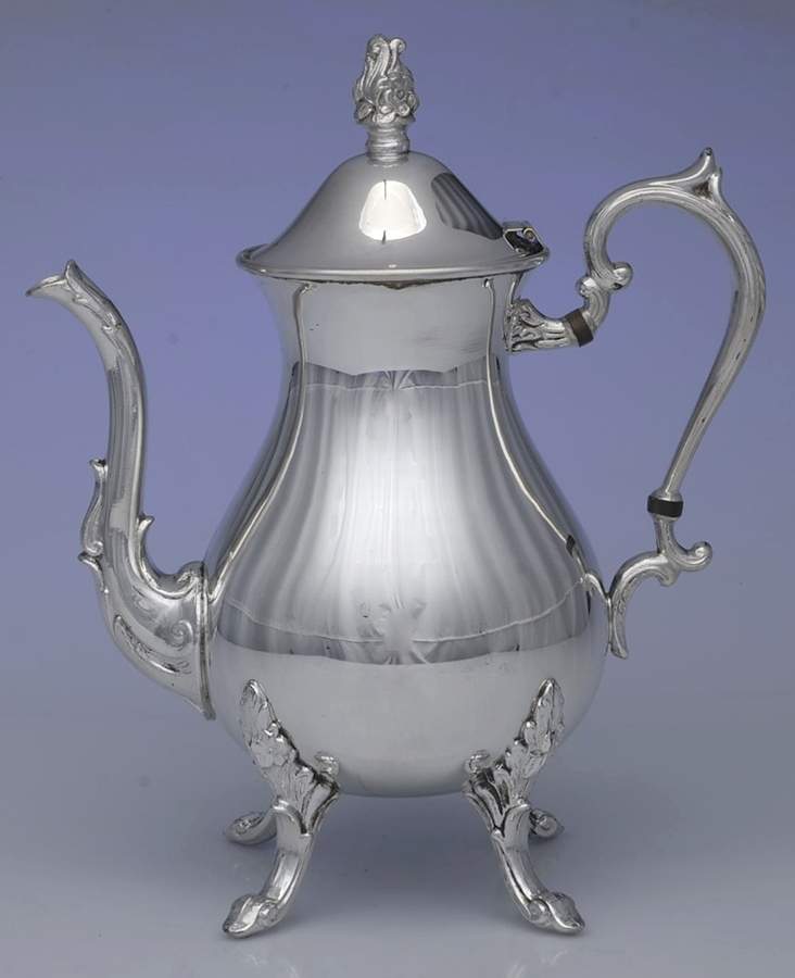 2010 (Silverplate, Hollowware) Silverplate Coffee Pot by Lancaster Silverplat-1