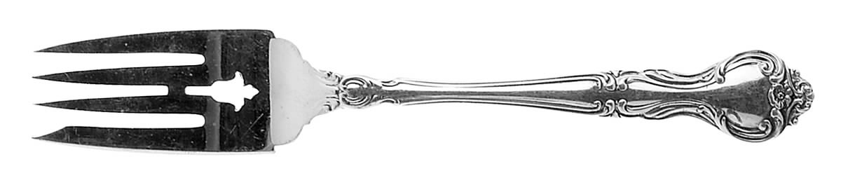 Amaryllis (Sterling, 1951), USA Small Solid Cold Meat Serving Fork by Manchester-1