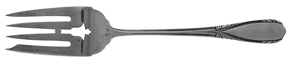 Polly Lawton (Sterling, 1935) Medium Solid Cold Meat Serving Fork by Manchester-1