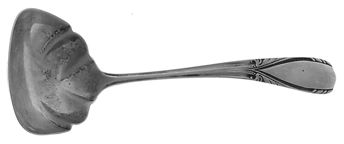 Polly Lawton (Sterling, 1935) Solid Gravy Ladle by Manchester-1