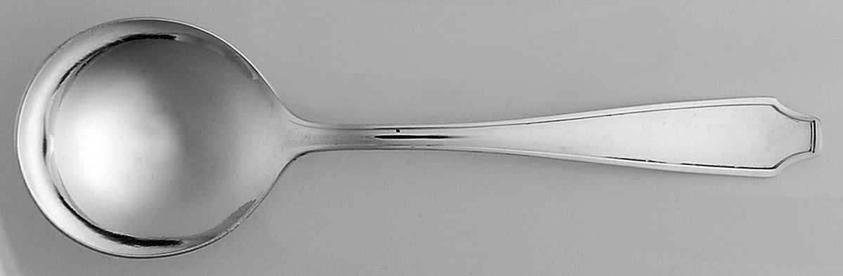 Dover (Silverplate) Round Bowl Soup Spoon (Gumbo) by Milford-1