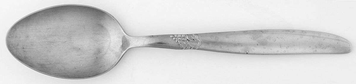 Grape (Stainless) Place/Oval Soup Spoon by Montgomery Ward-1