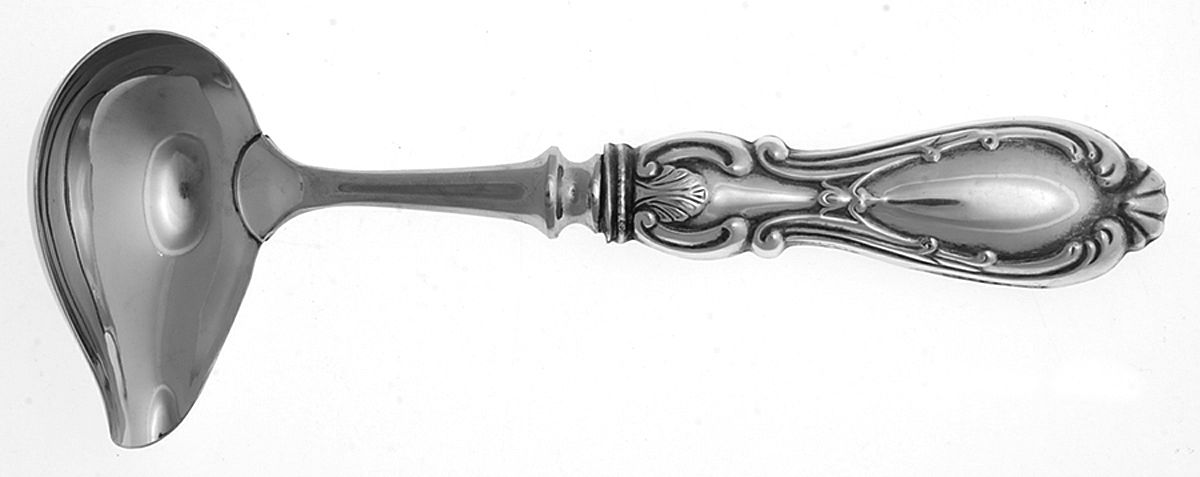 Orleans (STERLING) Hollow Handle Gravy Ladle with Stainless Bowl by Michael C Fina-1