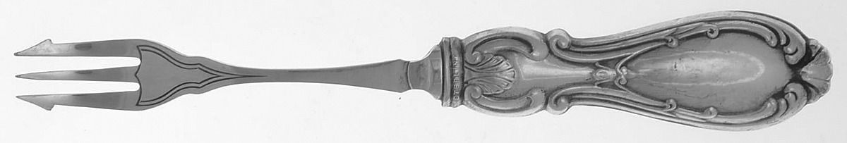 Orleans (STERLING) Pickle Fork W/Hollow Handle by Michael C Fina-1