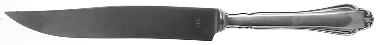MTN4 (SILVERPLATE) Small Steak Carving Knife with Stainless Blade by Martin-1