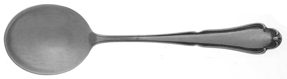 MTN4 (SILVERPLATE) Round Bowl Soup Spoon (Cream Soup) by Martin-1