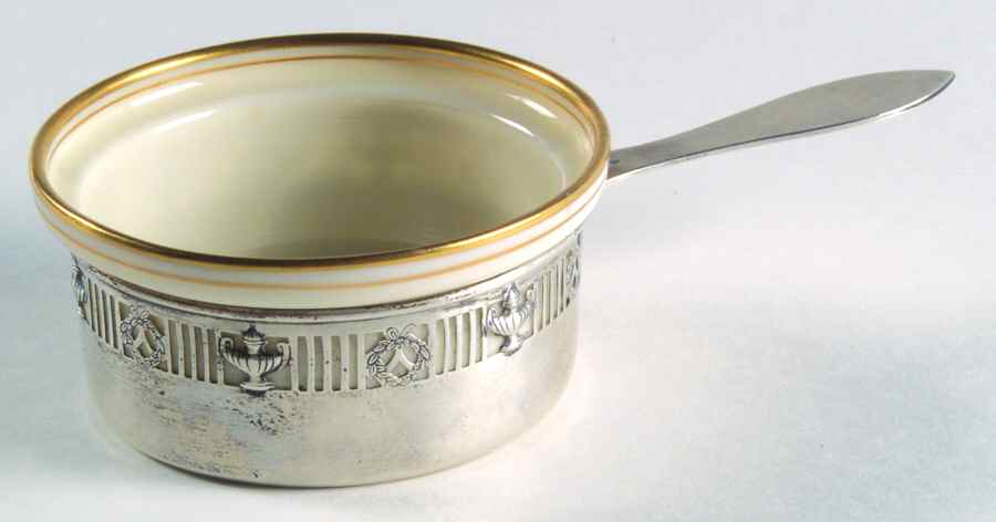 Adam (Sterling, Hollowware) (Set of 8) Ramekin with Lenox Liner by Matthews -1