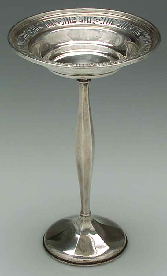 Adam (Sterling, Hollowware) Tall Compote by Matthews -1